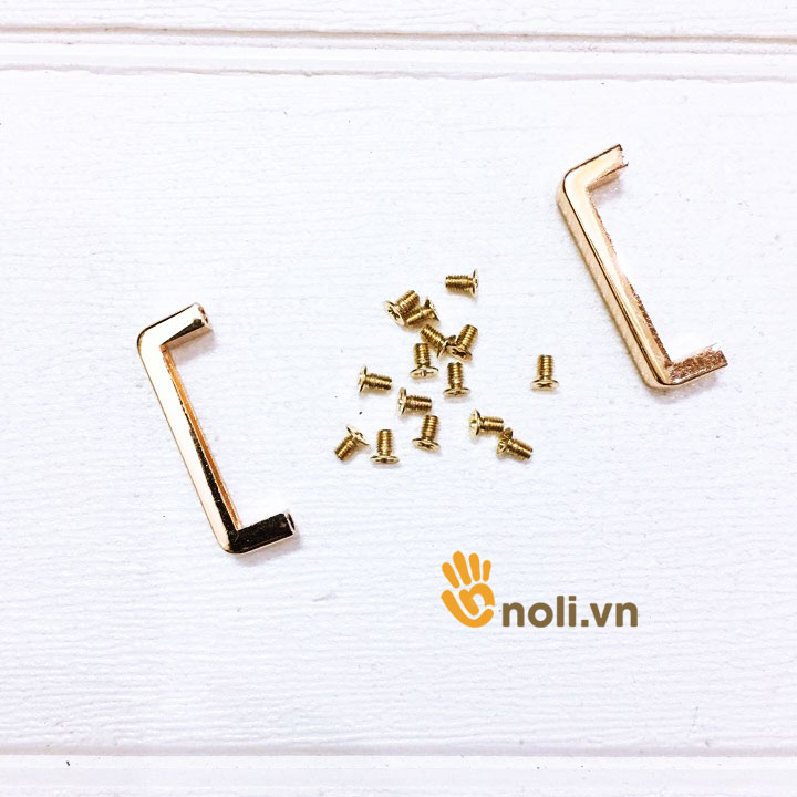 Khoen U vuông làm phụ kiện túi xách