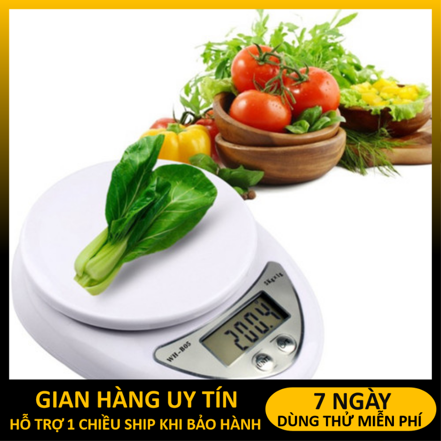 (FREESHIP) Cân điện tử thực phẩm cho nhà bếp 5kg - cân tiểu ly điện tử kèm pin siêu tiện lợi