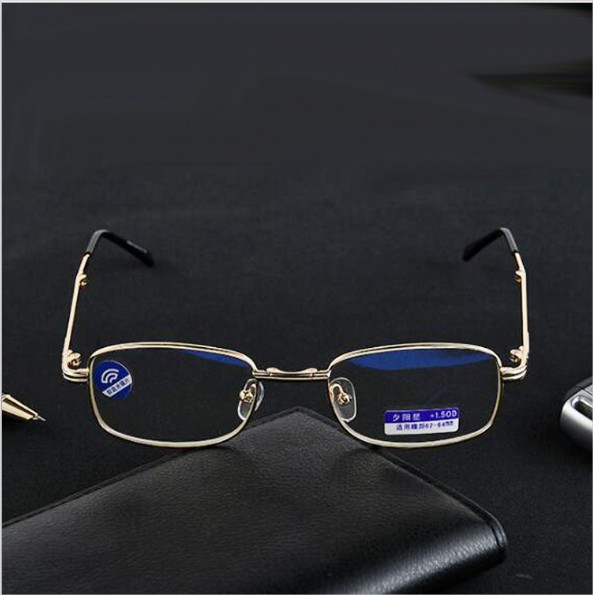 Kính viễn thị lão thị nam nữ trung niên mắt sẵn độ cực sáng chống mỏi mắt và nhức mắt khi đeo lâu gập cực gọn cực sang kèm bao da
