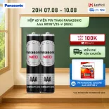 Hộp 60 viên Pin Than Panasonic AAA R03NT/2S-V (Đen) – Hàng Chính Hãng