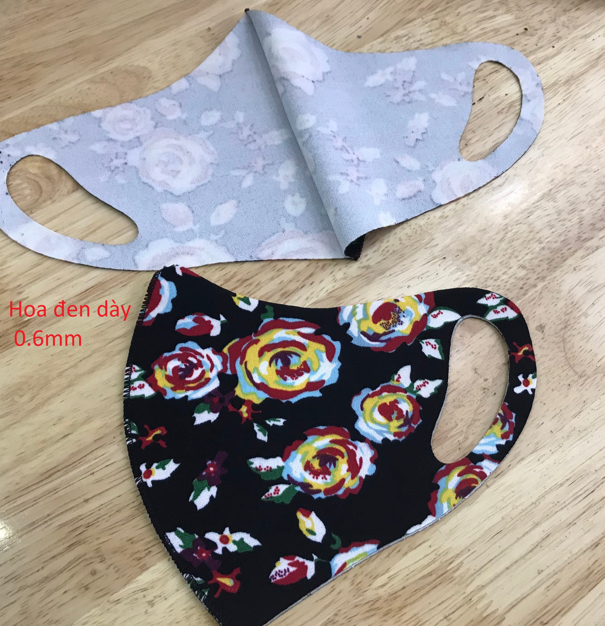 Combo 10 Khẩu trang vải khổ rộng - Khẩu trang vải su thun co giãn