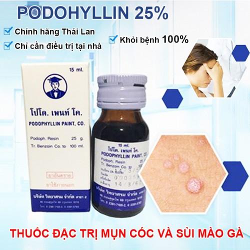 [HCM]Podophyllin 25 - khỏi sùi mào gà không tái phát