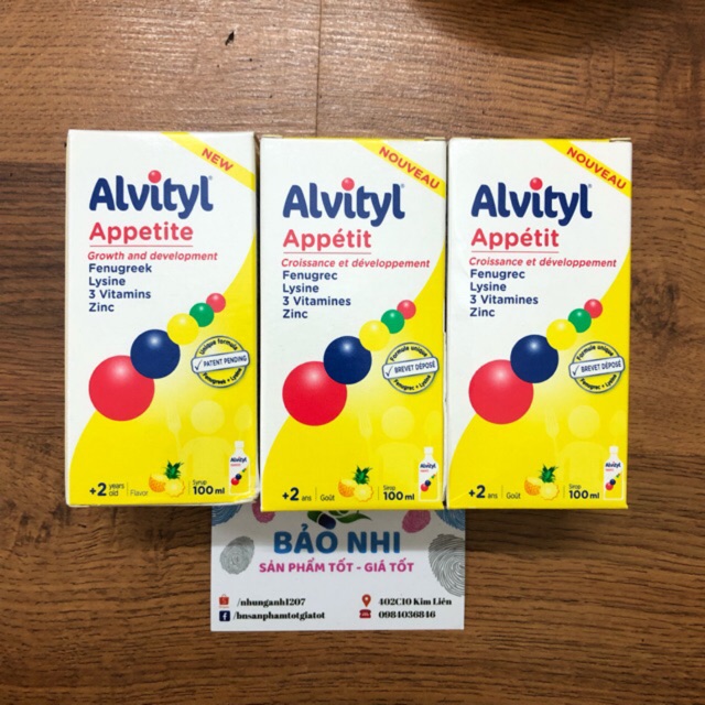Siro ăn ngon Alvityl Appettit Pháp