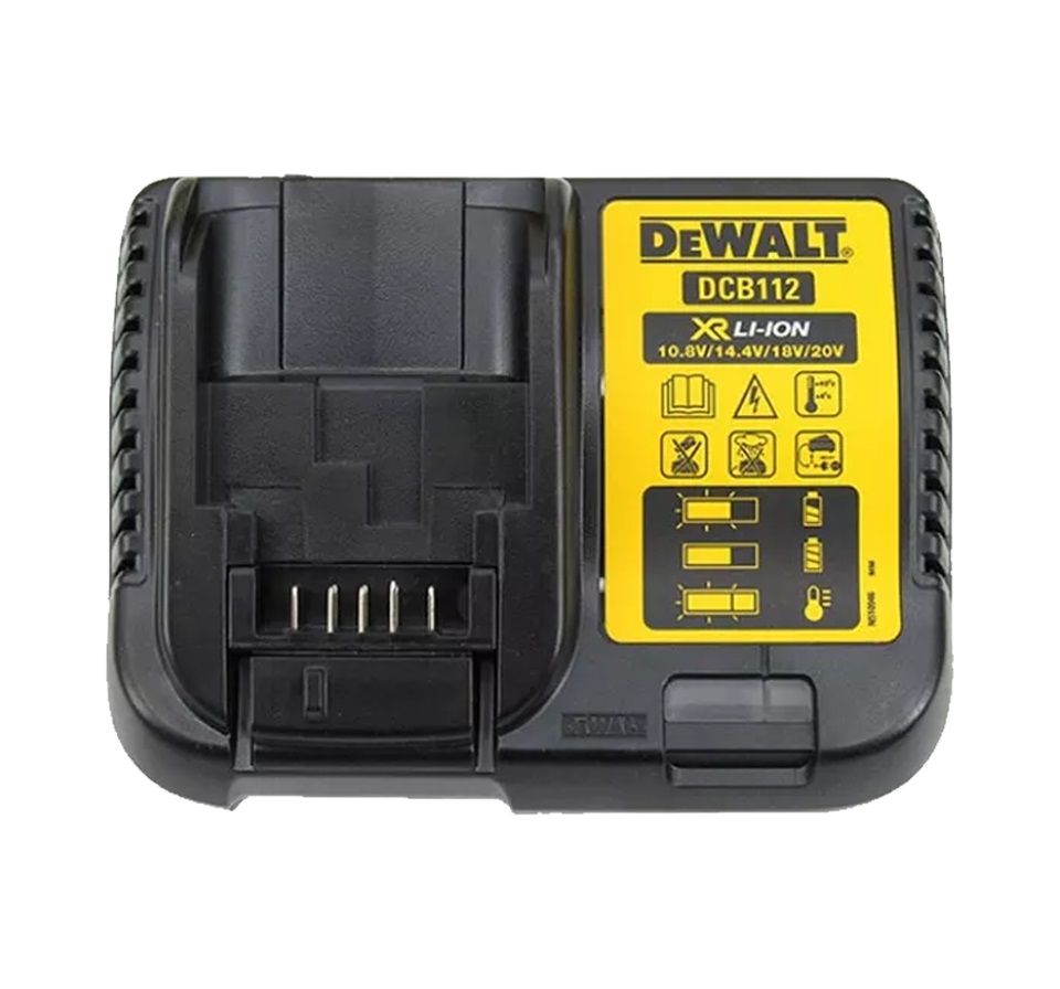 Bộ sạc pin dewalt 10.8/12v -18/20v max dòng ra 2a dcb112 dcb1102- chính hãng dcb112 dcb1102