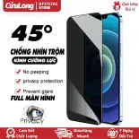 Kính Cường Lực Chống Nhìn Trộm iPhone 45 Độ giảm ánh sáng xanh, miếng dán bảo vệ màn hình cho điện thoại 17 16 15 14 13 12 11 Pro Max