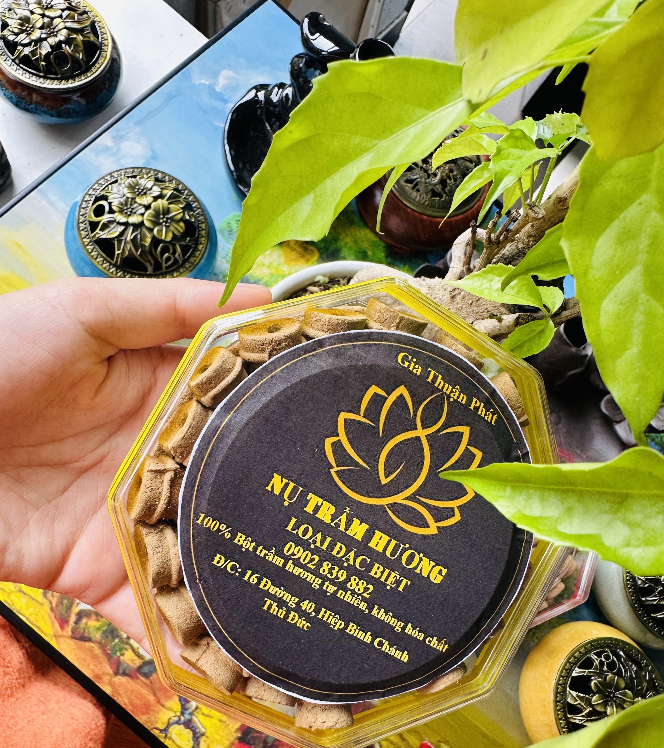 Nụ trầm hương 100% tự nhiên - loại đặc biệt - hộp 45 nụ, hộp 100 nụ