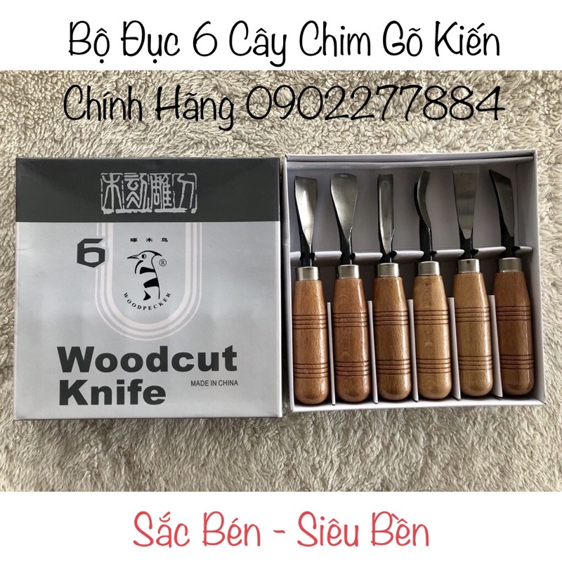 Bộ đục bonsai cây cảnh chính hãng chim gõ kiến