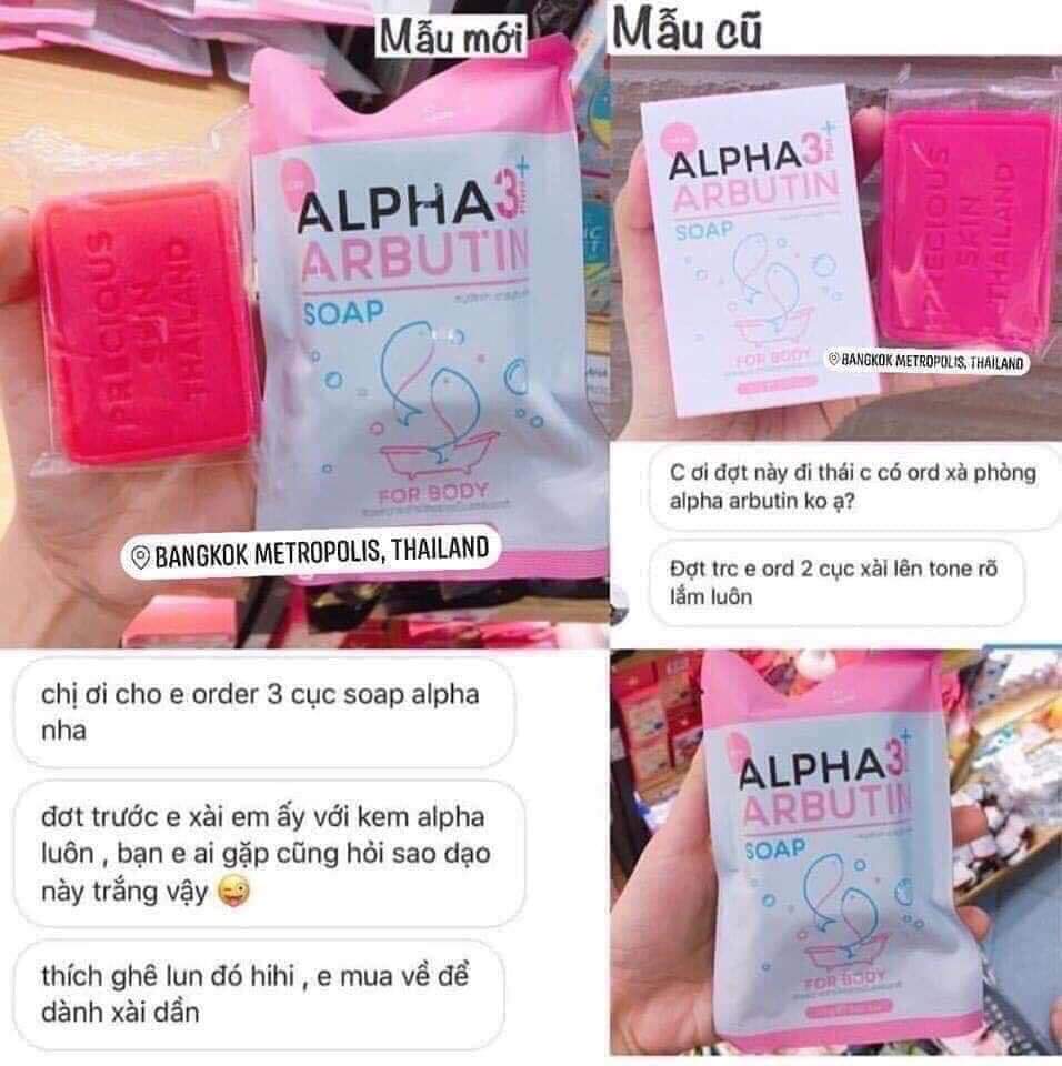 Xà phòng tắm trắng da Alpha Arbutin