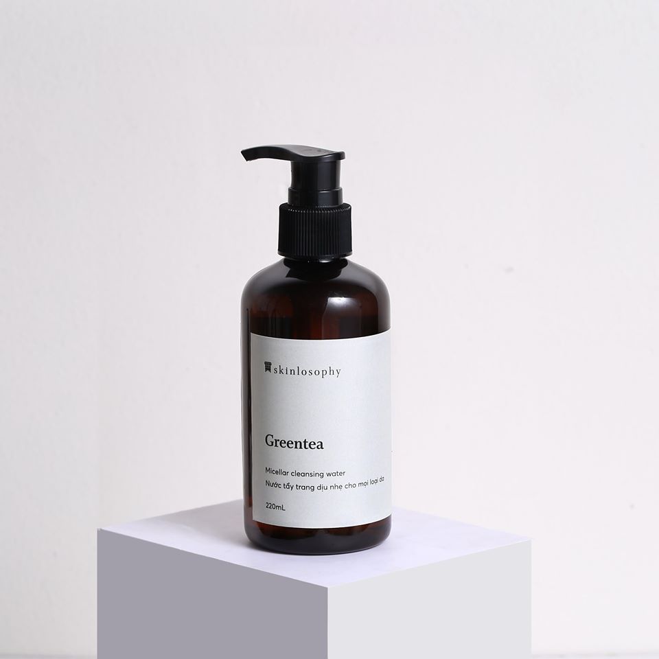 Nước Tẩy Trang Greentea Skinlosophy dành cho mọi loại da chai 220mL