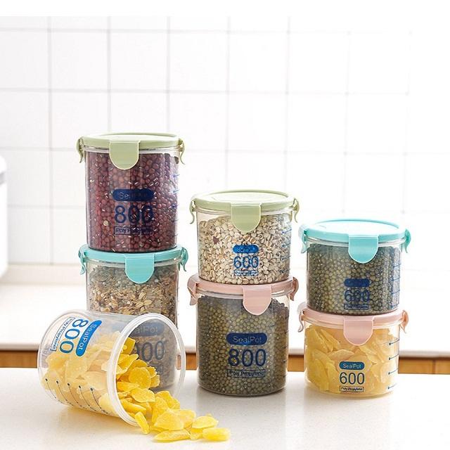 Hộp nhựa đựng thực phẩm SealPot, hộp nhựa kín bảo quản thực phẩm 600ml