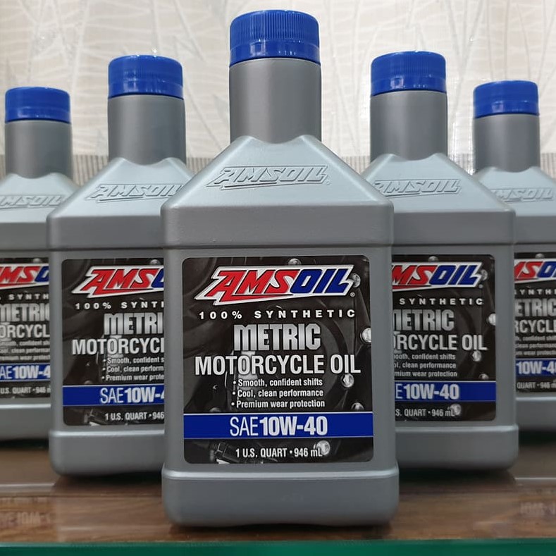 Nhớt xe Amsoil Metric 10w40 , kèm lọc nhớt xe số