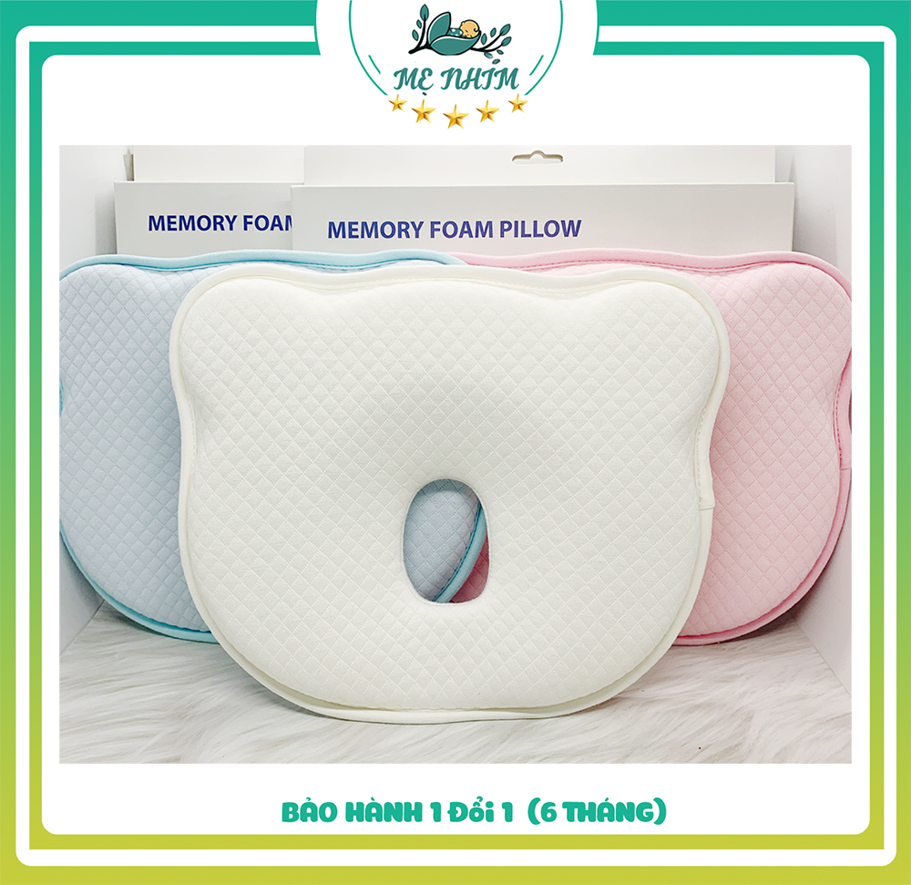Gối cao su non cho bé chống bẹp đầu GIMOVI shop mẹ nhím