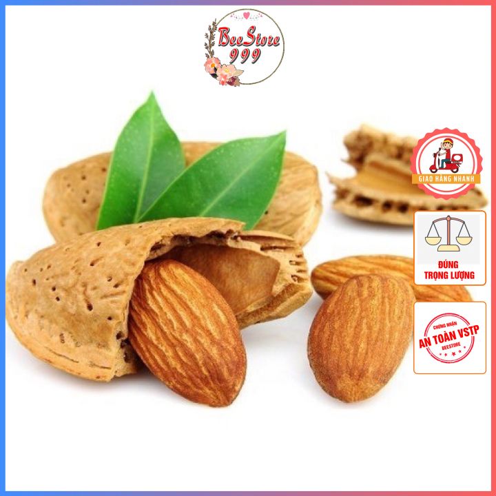 1kg hạnh nhân mỹ rang bơ vỏ mỏng - hàng nhập khẩu mỹ