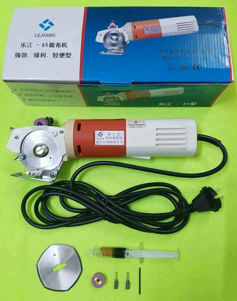 Máy cắt vải chính hãng le jiang đĩa 65 máy cắt vải cầm tay cao cấp.