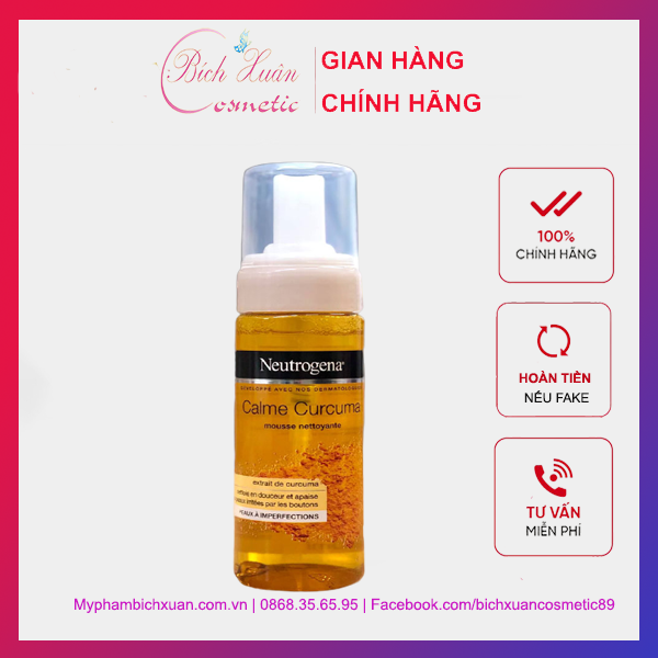 Sữa rửa mặt tạo bọt Neutrogena Nghệ Làm Sáng Da Chống Oxi Hóa