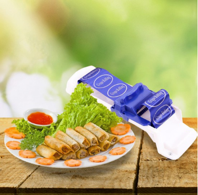 DỤNG CỤ CUỐN CHẢ GIÒ,Dụng cụ cuốn nem, Máy cuốn chả giò siêu tốc - Máy cuộn nem chả Kích thước :37 x 11.5 x 9 cm