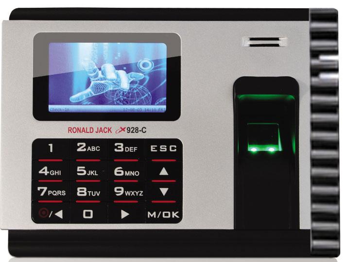 Máy chấm công vân tay + thẻ cảm ứng ronald jack x928-c