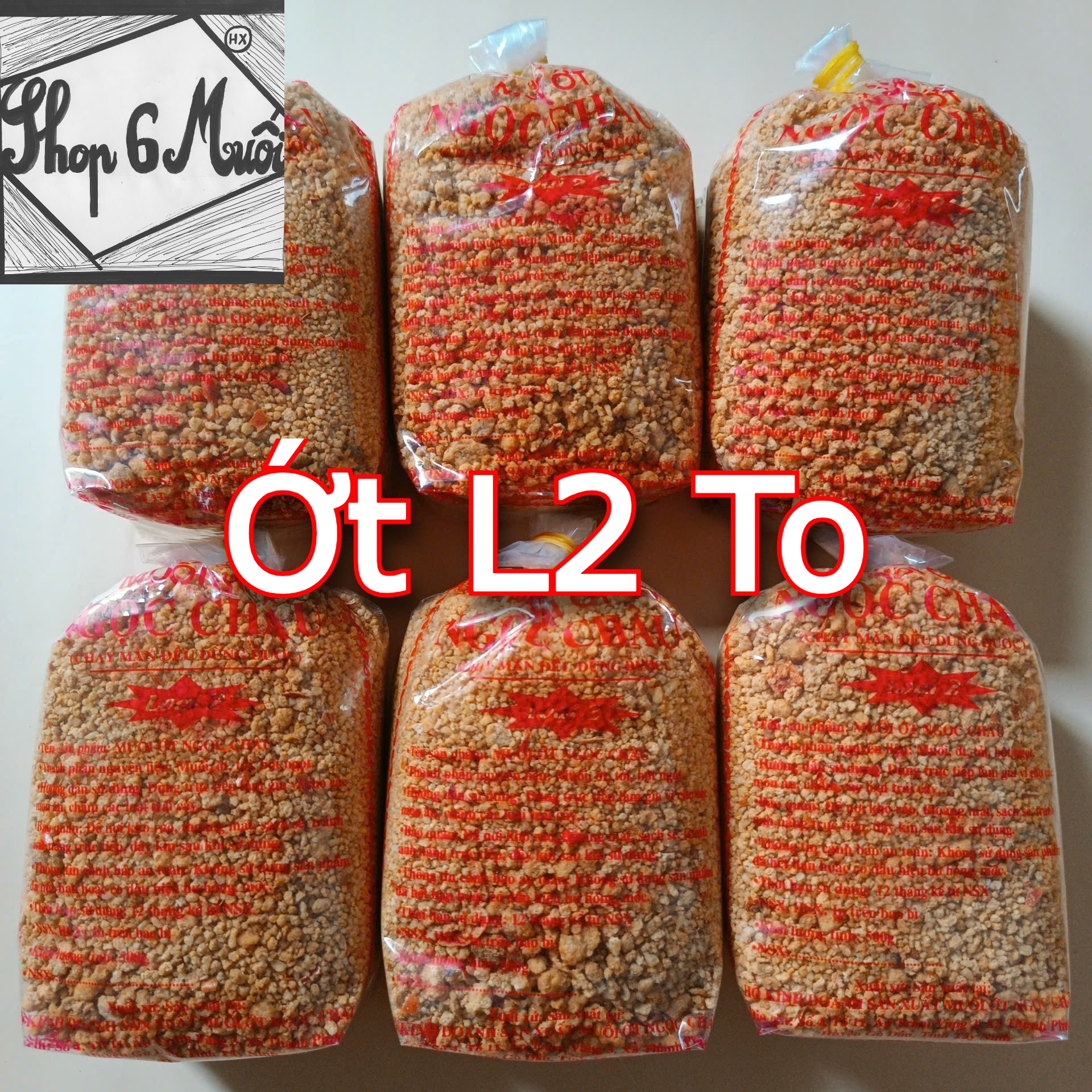 Muối ớt Tây Ninh Ngọc Châu loại 2 to