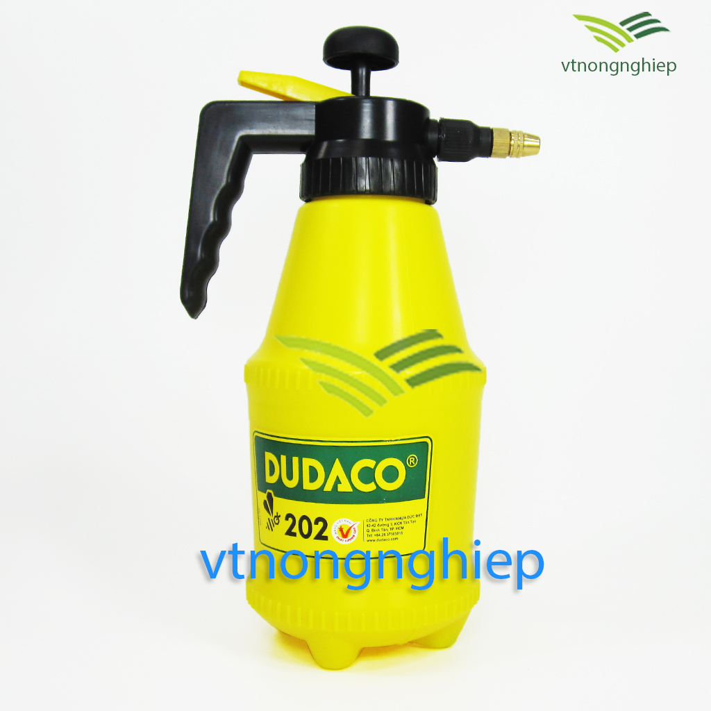 Bình tưới cây DUDACO 2Lít, đầu vòi tùy chỉnh tưới phun sương, tưới phun mưa, phun tia cho vườn hoa lan, cây cảnh, vườn rau sân thượng