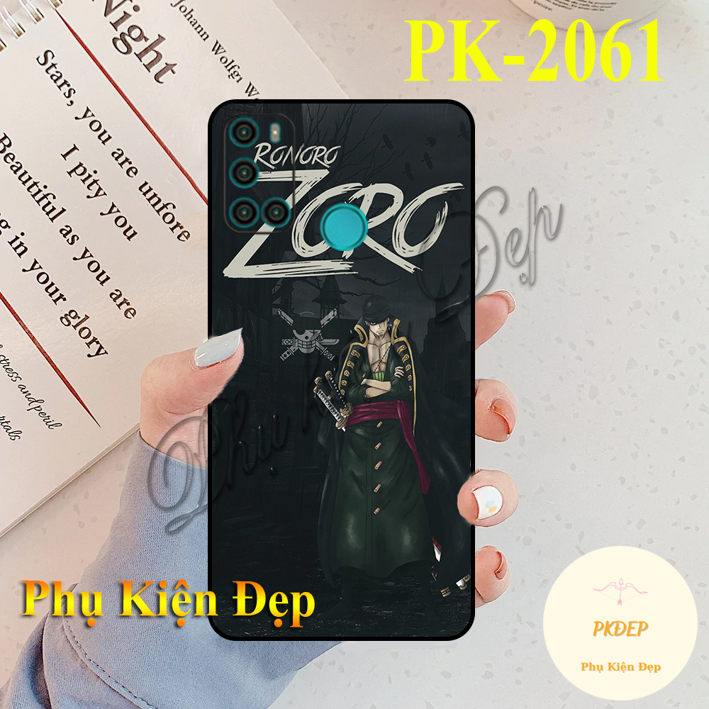 Ốp lưng vsmart joy 4 - ốp dẻo đen in hình anime bst đảo hải tặc