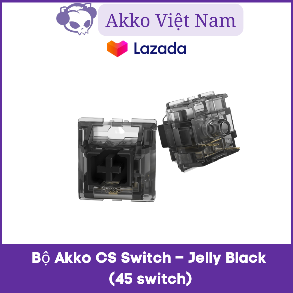 Bộ switch bàn phím cơ akko cs switch – akko cs switch – jelly black