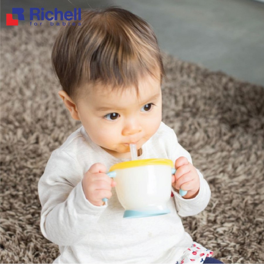 Cốc tập uống nước Richell 3 giai đoạn Nhật Bản cho bé 150ml