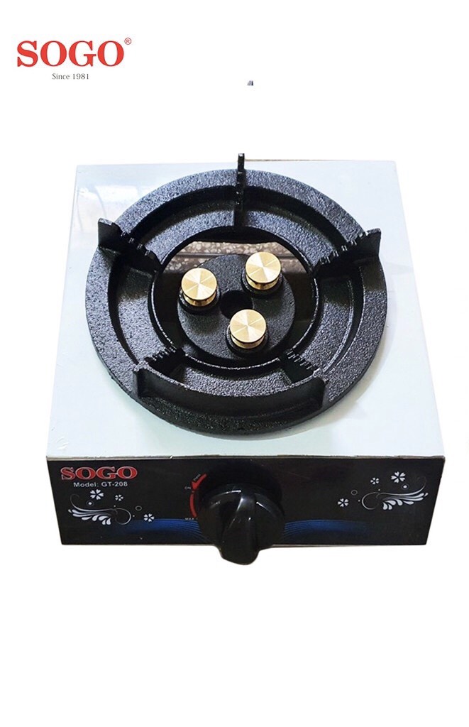 [HCM]Bếp Khè Gas Bán Công Nghiệp SOGO 3 Đầu Đốt Các Loại Từ 1 - 4 Lò HÀNG CHÍNH HÃNG