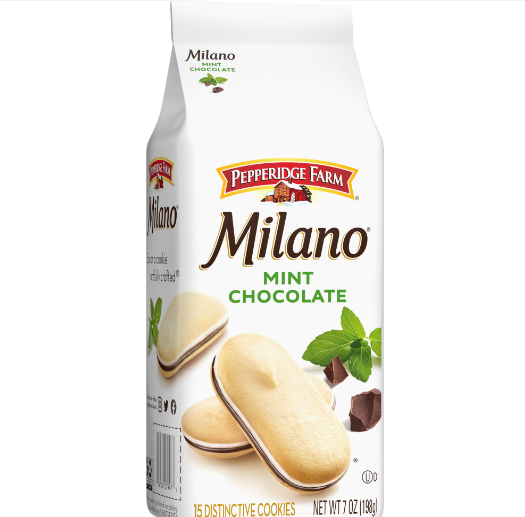 [DATE MỚI NHẤT] Bánh Milano Socola đen BẠC HÀ Pepperidge Farm 170g, Sản xuất tại Mỹ - CHẤT LƯỢNG BÁNH THẬT CAO - NGON kiểu như Protein Bar, Nextar Nabati, McVities, Danisa, Kokola, Gery, Haribo, Marie, Kit Kat, Nantucket, CHessmen, Ritter,