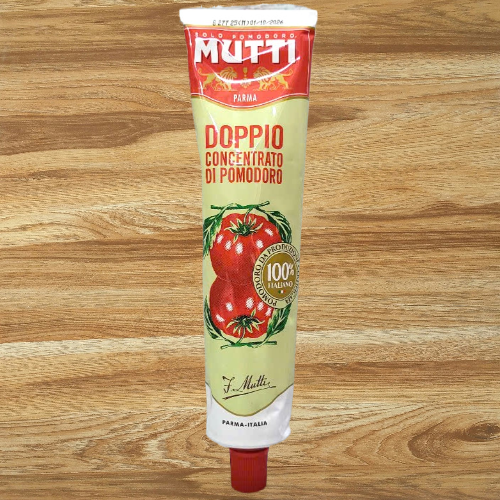 MUTTI [TUÝP LỚN 200g] SỐT CÀ CHUA ĐẬM ĐẶC 99,5% Doppio Concentrato Di Pomodoro