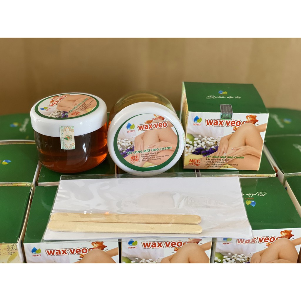 WAX LÔNG VEO Tẩy sạch MỌI VÙNG Lông + TẶNG kèm giấy wax và que gạt ( Kem tẩy lông, Triệt lông Vĩnh viễn)