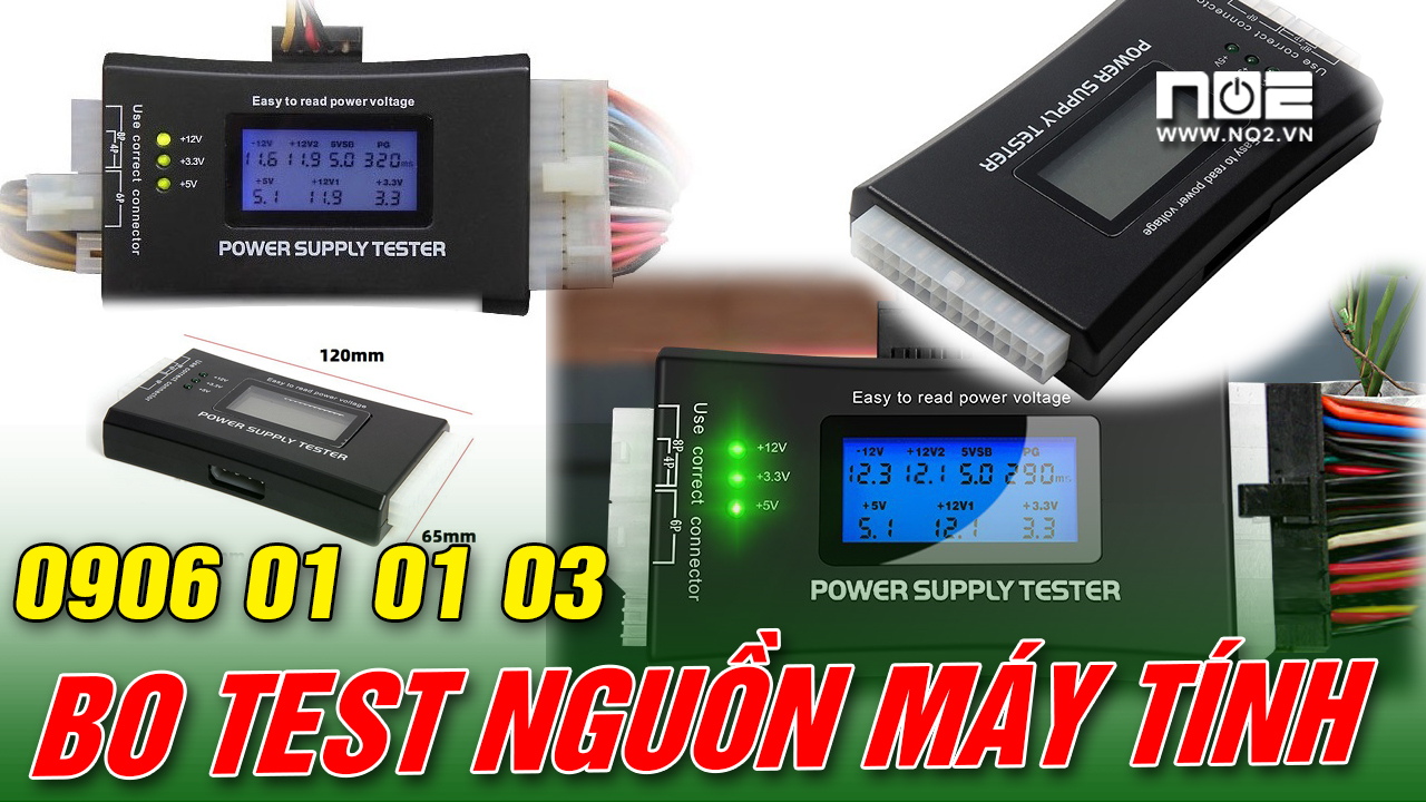 Test nguồn atx có màn hình led hiển thị Giá 219,000 Đồng*Miễn phí vận chuyển
