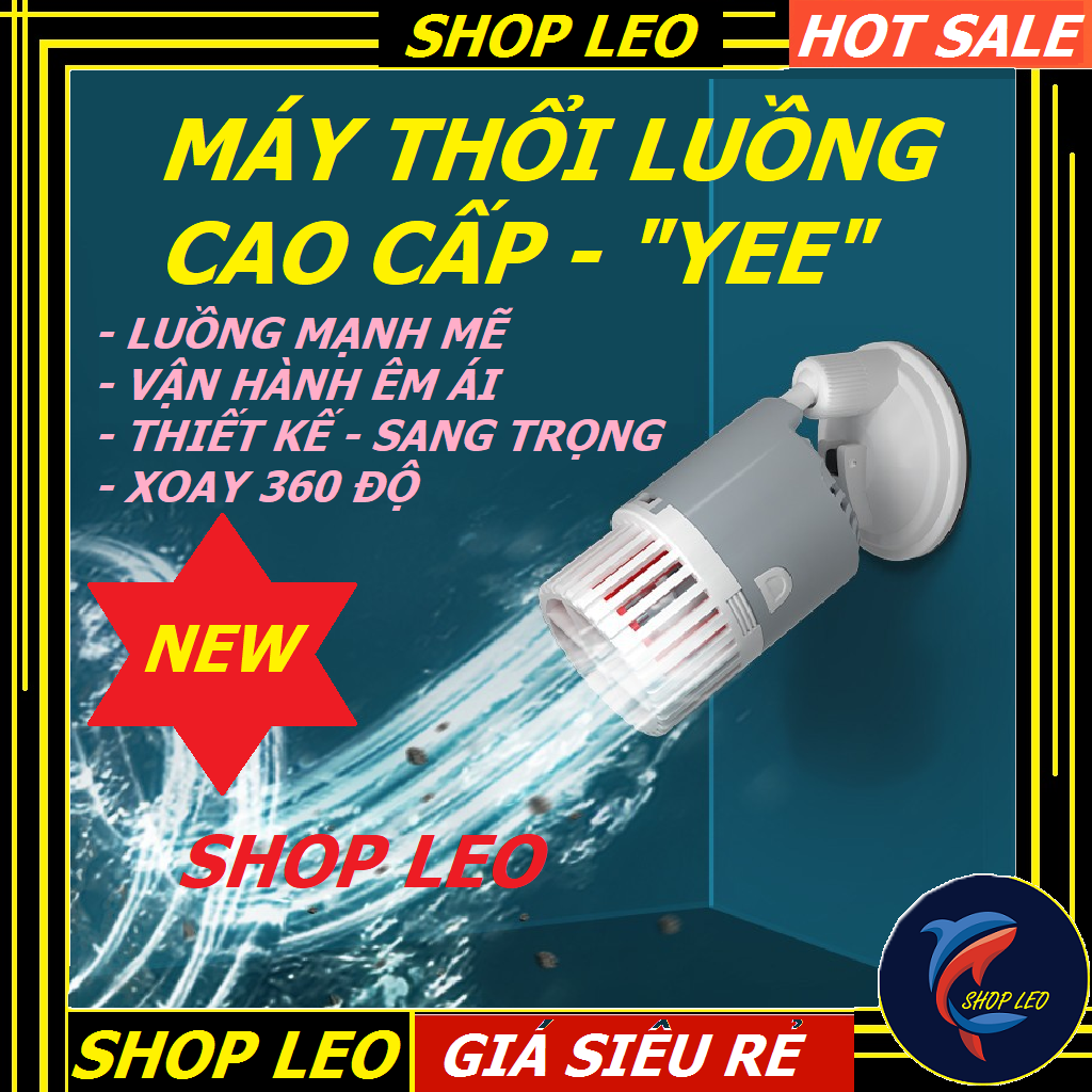 Máy thổi luồng YEE cao cấp - Quạt thổi luồng cho bể cá cảnh - máy tạo sóng hồ cá cảnh - phụ kiện thủy sinh