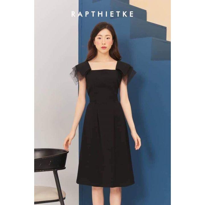Thanh lý đầm bigsize, đầm béo cổ vuông vải mềm MQ 118 - đủ size từ 40-100kg