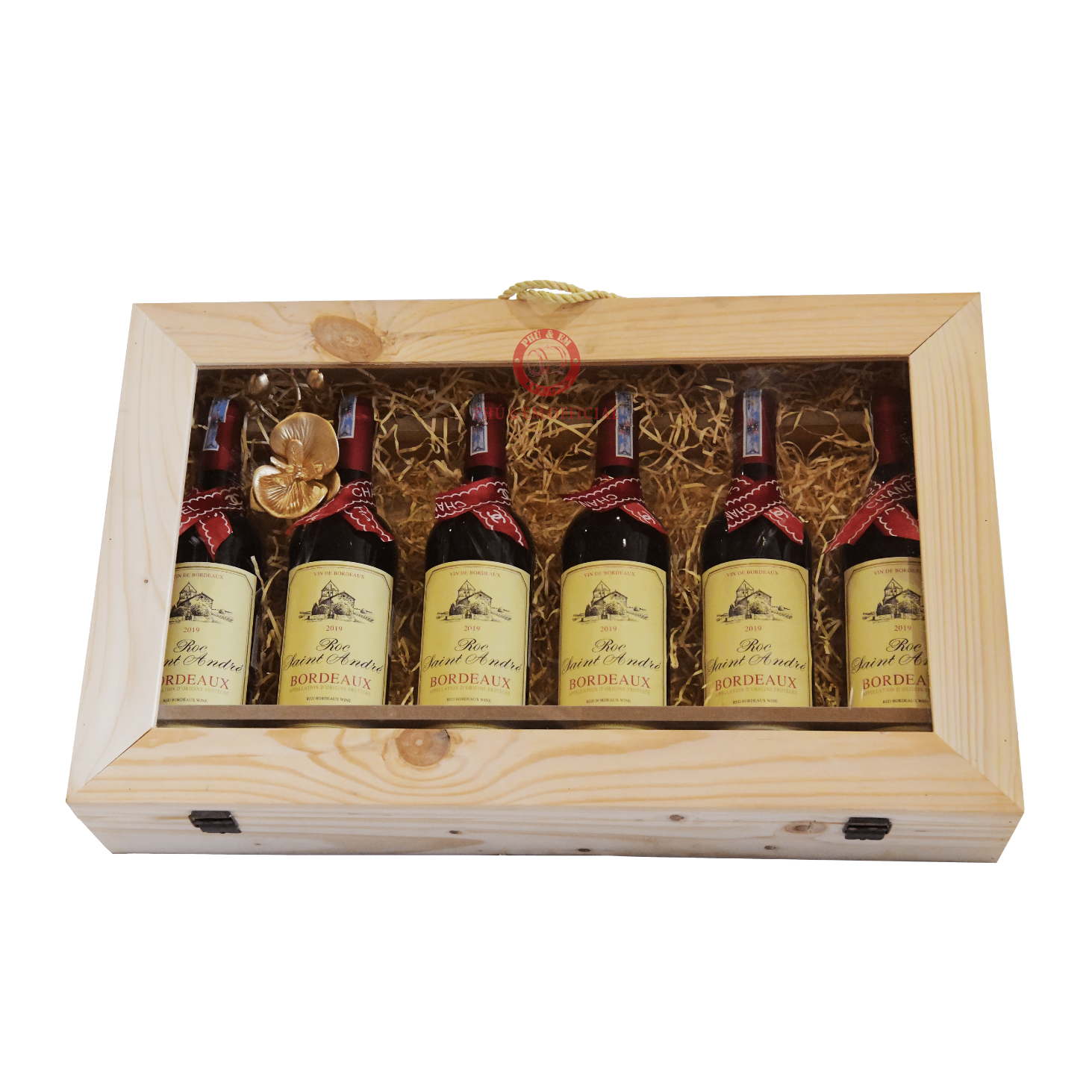 Hộp Quà Gia Đình – Rượu Vang Đỏ Pháp Roc Saint Andre 750ml