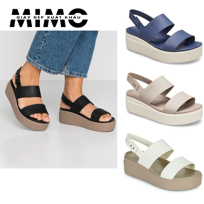 Sandal nữ, Sandal Cross Brooklyn 5p nhiều màu, Sandal cao gót 5p. Xăng đan đế xuồng, Sandal 5p cao cấp, Sandal kiểu dáng thời trang, siêu êm mềm nhẹ, bền đẹp, không xẹp lún, full box xịn xò cho nữ