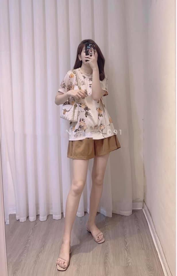Bộ áo lụa quần thô