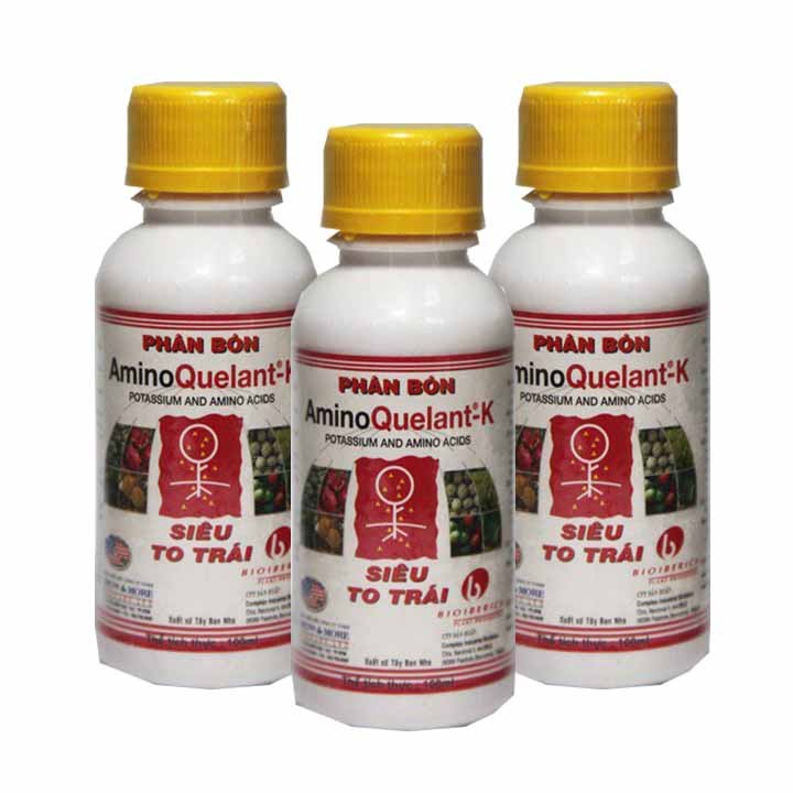 Phân bón lá amino k - siêu to trái lọ 100ml kali