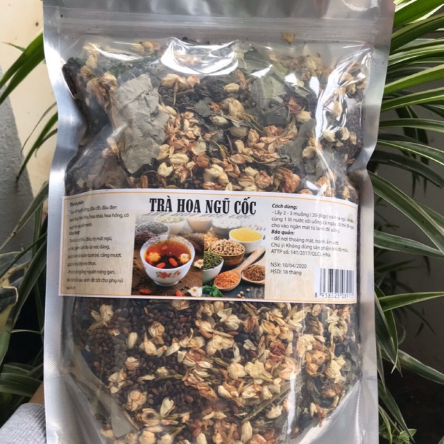 1kg Trà hoa ngũ cốc mát gan, trà hoa thương hiệu Việt giải độc, thanh nhiệt cơ thể