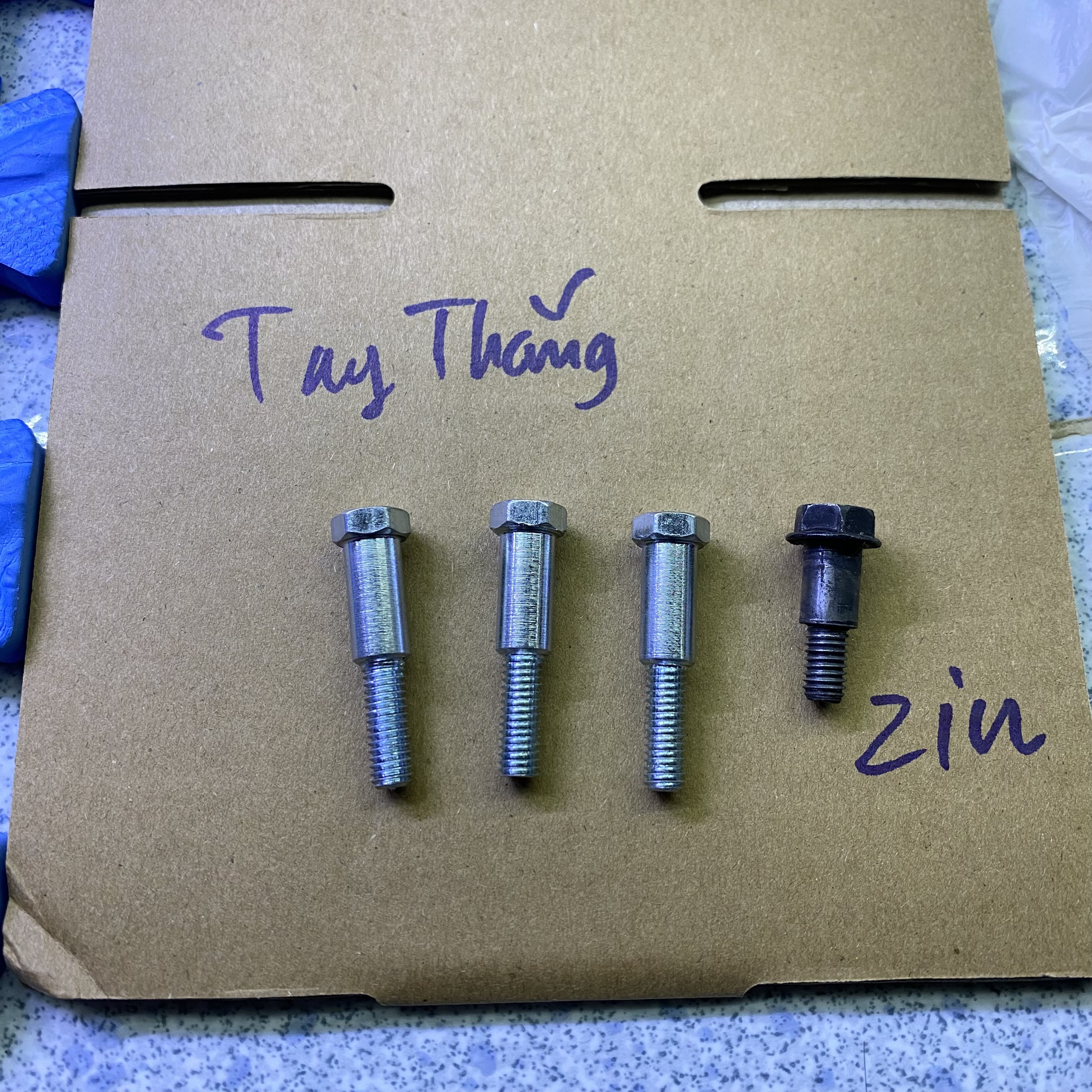 Ốc tay thắng dài Exciter - lắp thắng đĩa các loại xe