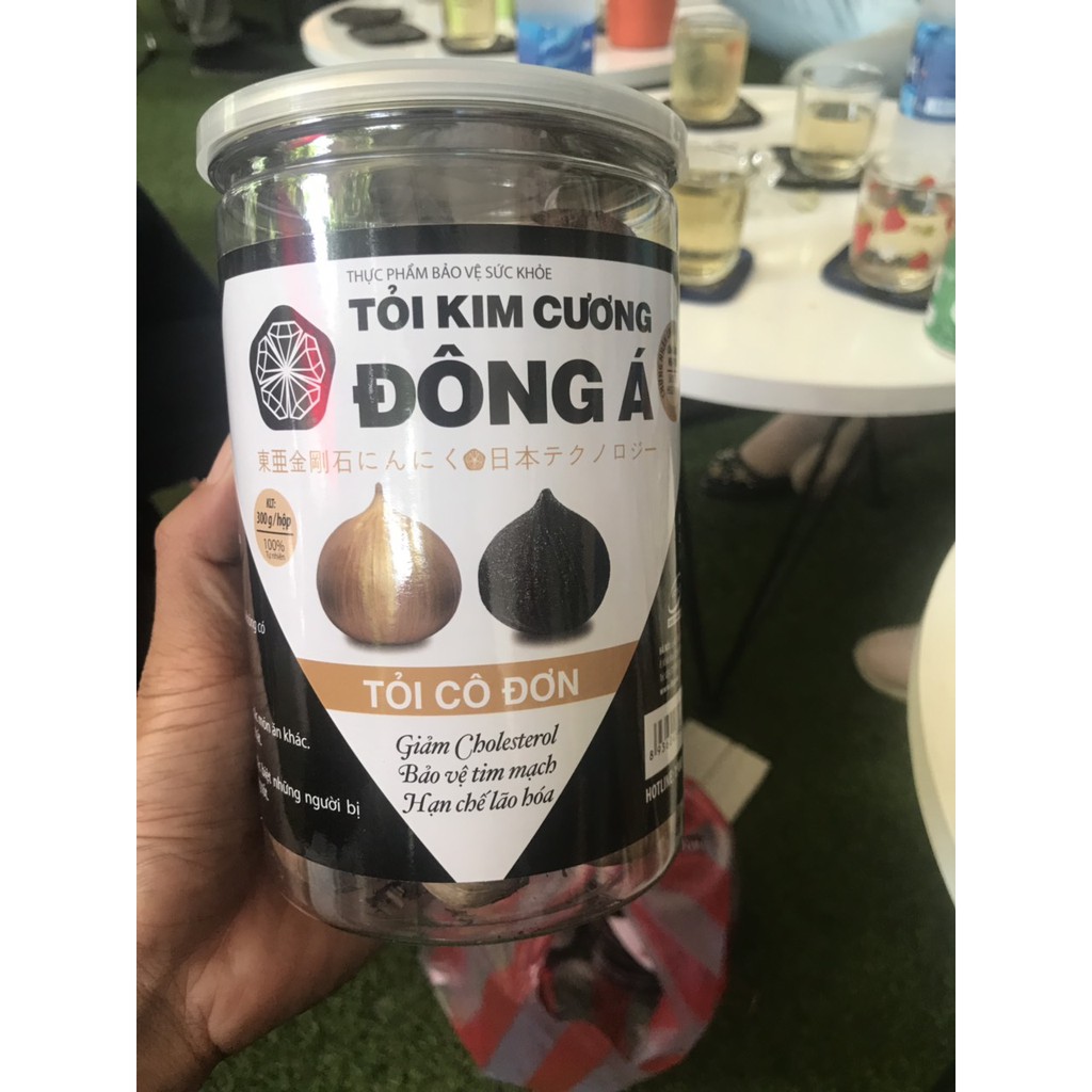 Tỏi đen tỏi kim cương đông á hộp 300gr