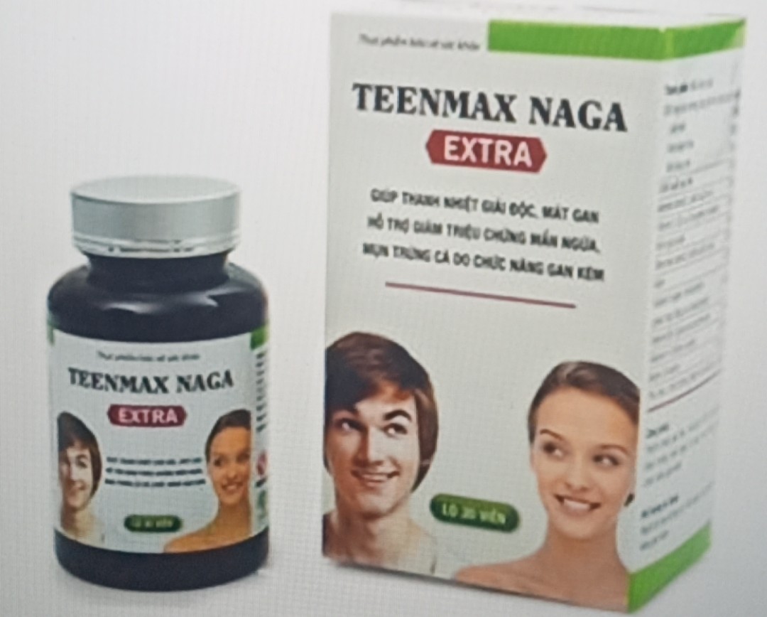 TEENMAX NAGA EXTRA Giúp thanh nhiệt giải độc, mát gan, hỗ trợ giảm mẩn ngứa