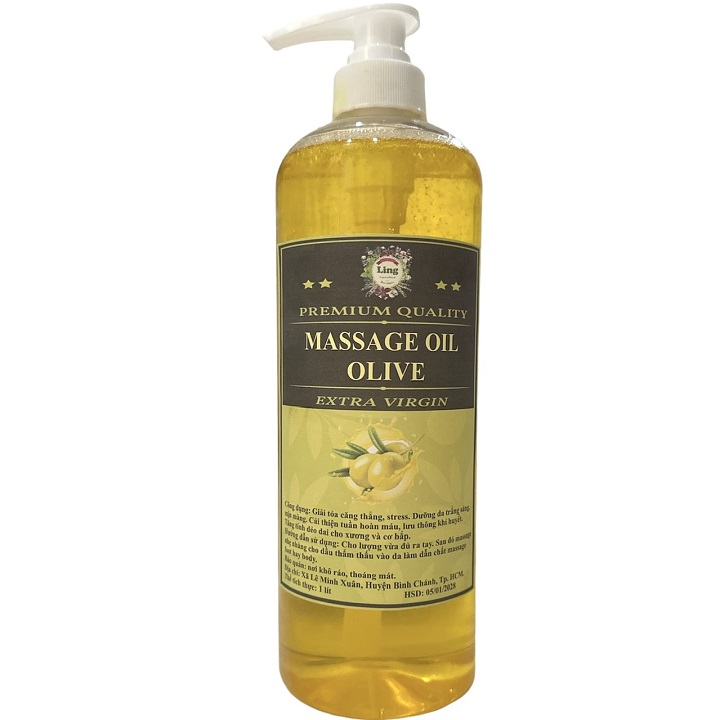 Dầu Massage Body Tinh Dầu Olive Thiên nhiên 100% 500ml-1000ml - Mềm mịn da 