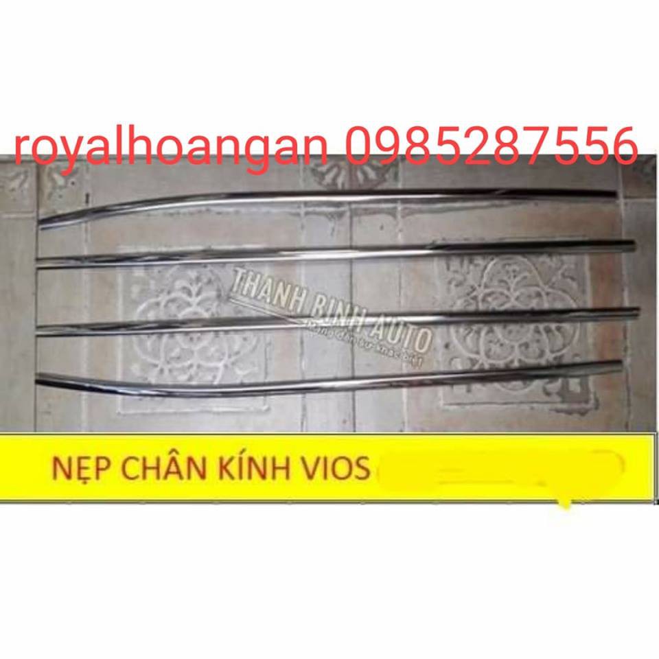 NẸP VIỀN CONG CHÂN KÍNH VIOS 2019 -2024 - bộ 4 ct chân kính - vios 2019 đến 2024