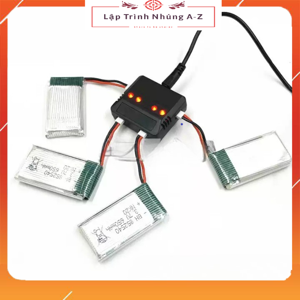 [Lập Trình Nhúng A-Z][G207] Bộ Sạc Pin Lithium Đa Năng 3.7V Cho Máy Bay Mô Hình