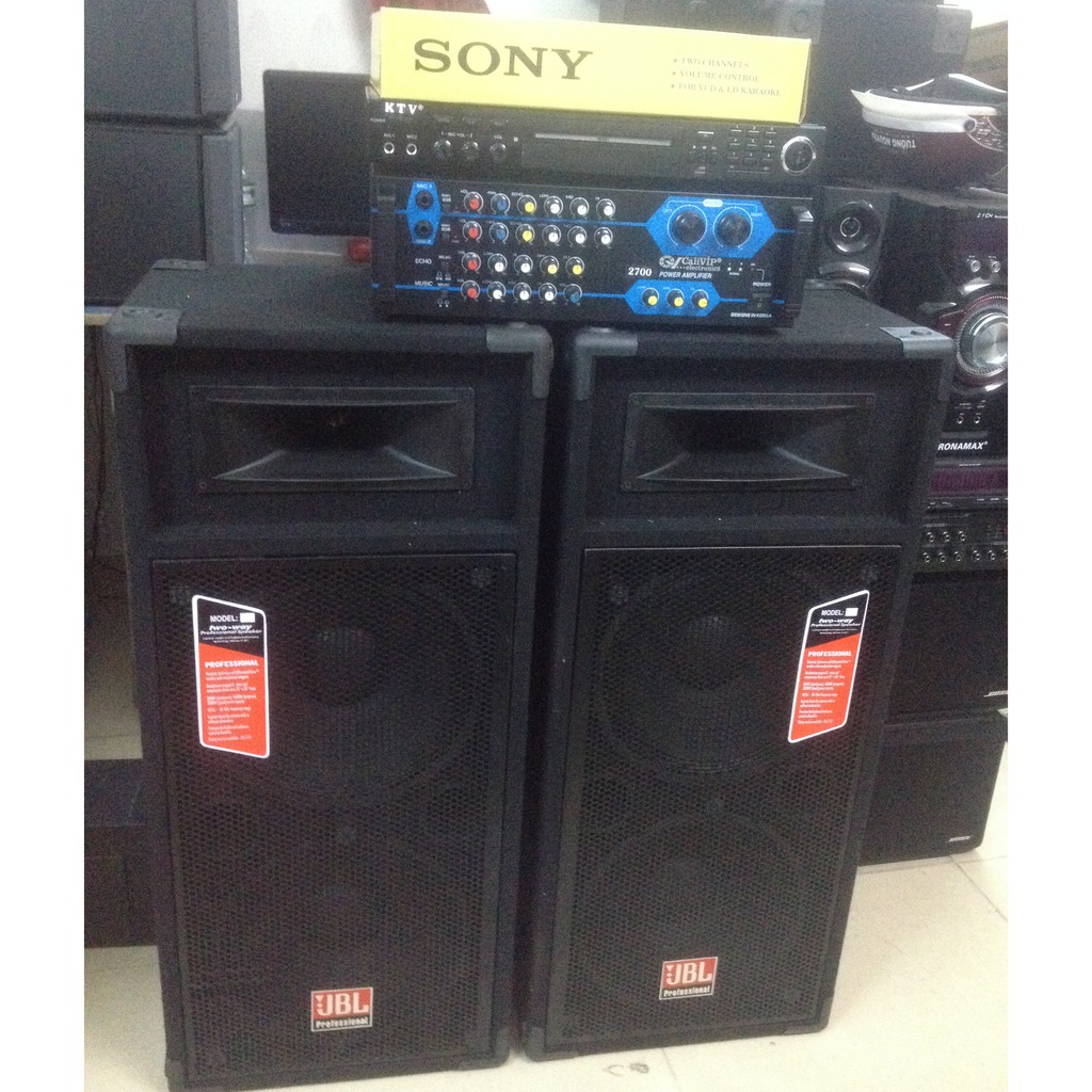 [Trả góp 0%]NGUYÊN DÀN KARAOKE LOA JBL 4BASS SÂN KHẤU BỌC NỈ TẶNG MICRO KO DÂY SONY