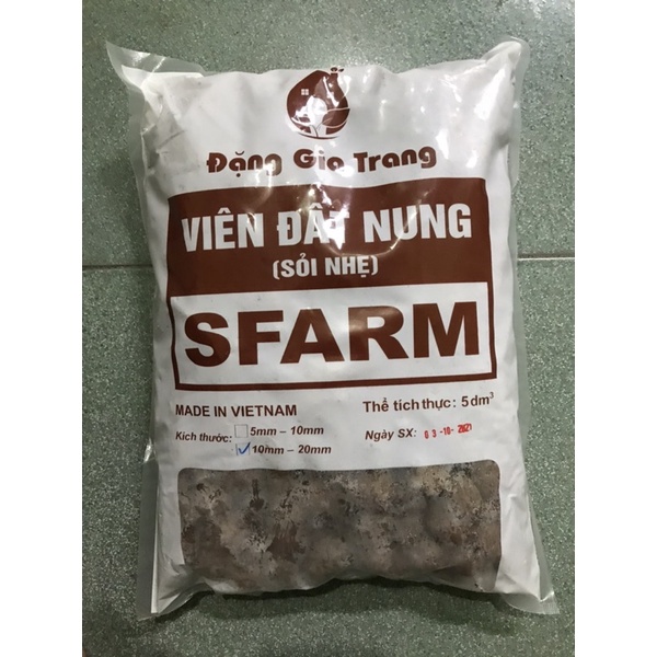 Viên đất nung 5-10mm và 10-20mm sfarm
