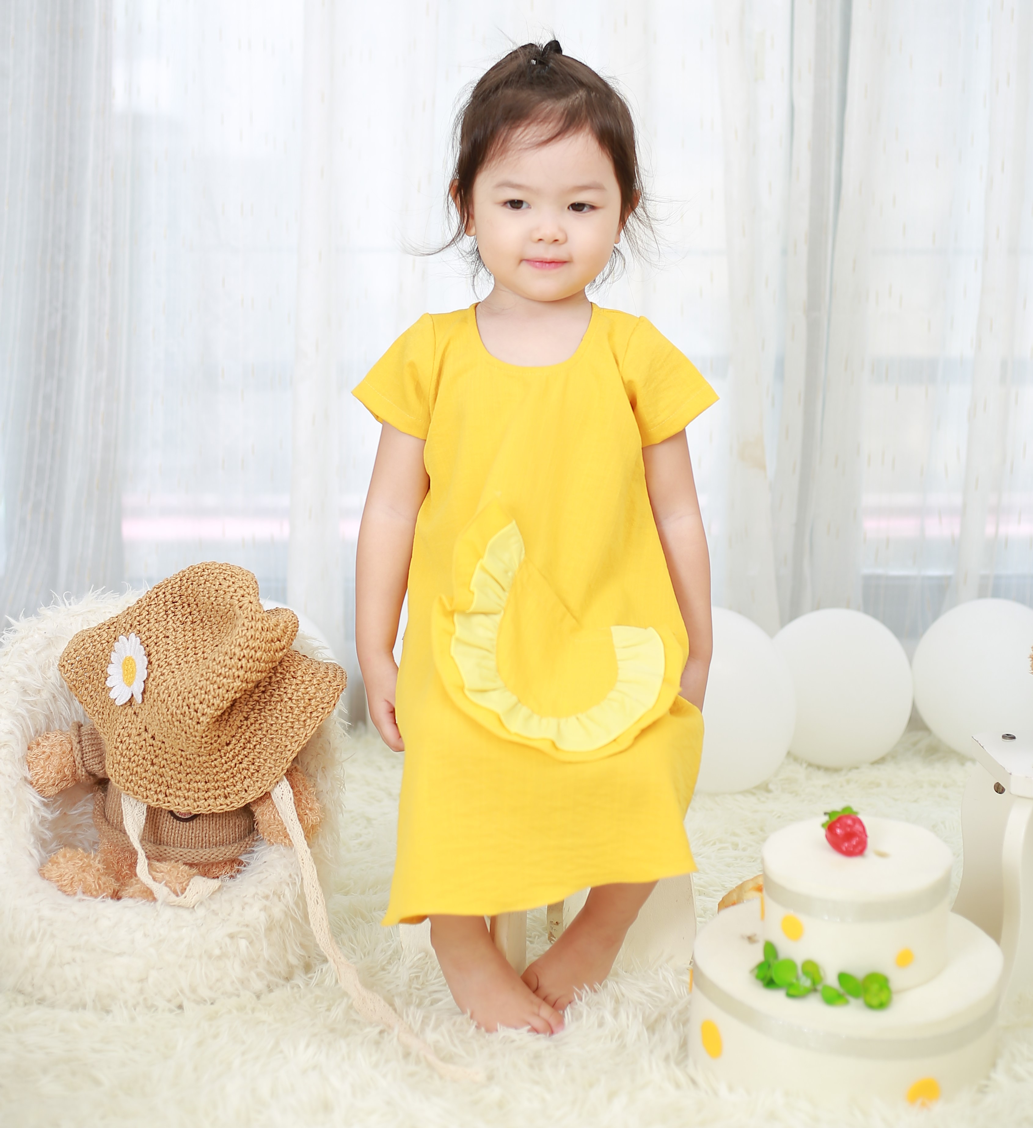 Váy bé gái cao cấp Lucxury dự tiệc đi chơi MM75