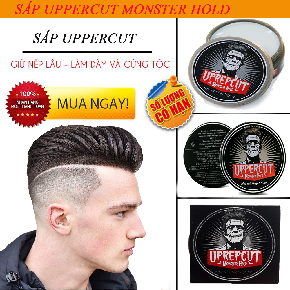 Sáp Vuốt Tóc (Wax) uppercut, Vuốt Không Bị Khô Và Rít - Siêu Phẩm Dành Cho Nam Giới Mẫu 10
