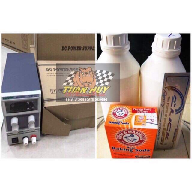 MáY ĐiệN Phân, LàM MàU ỐC Titan Gr5, Giá Combo 5 MóN