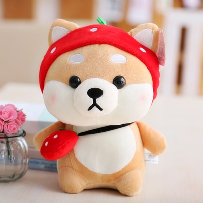 Gấu bông hình chú chó Shiba Cosplay đáng yêu nghộ nghĩnh, vải nhung cao cấp co dãn, mềm mại, có thể làm quà tặng - Gấu bông Best Home